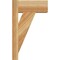 Ekena Millwork Traditional Block Rough Sawn Outlooker, Western Red Cedar, 6"W x 12"D x 20"H OUT06X12X20TRA05RWR - alternate 2